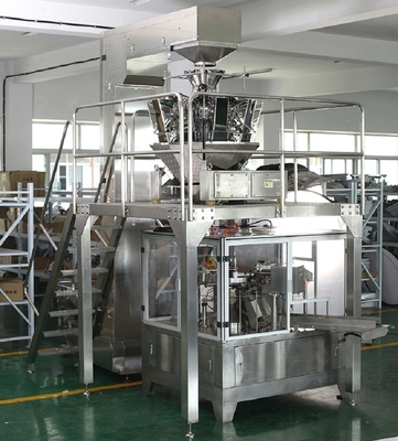 Fully Automatic Stand Up Pouch Packing Machine For Cashew Nut Candy Dried Fruit