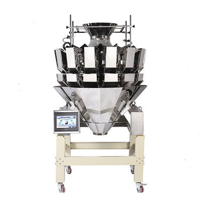 Snack Food Granule Rice Sugar 1KW Automatic Multihead Weigher