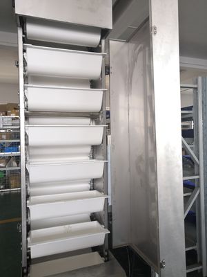 SS304 Frame 220V 0.75KW Chain Z Type Bucket Conveyor