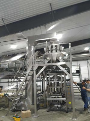 Small Food 70 Bags / Min Pillow Pouch Packaging Machine