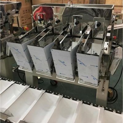 316SS 304SS 4 Head Flour Grain Bean Packaging Machine For Small Business