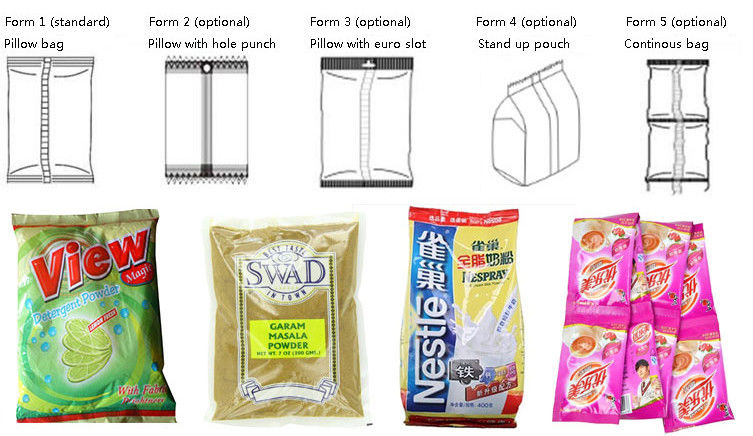 Fully Automatic 304SS Detergent Powder Packaging Machine
