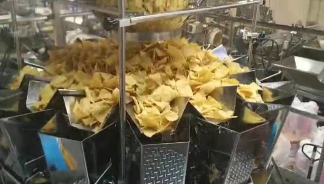 Servo Driven Vertical Automatic Chips Packing Machine