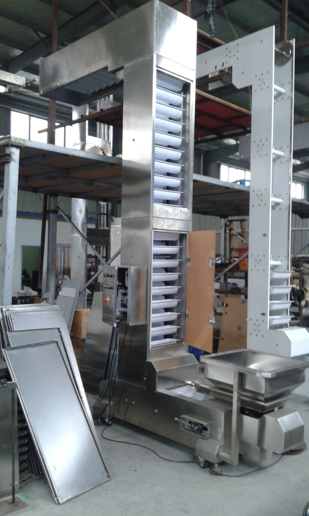 4L Bucket Food Grade Conveyor With Vibrating Feeder