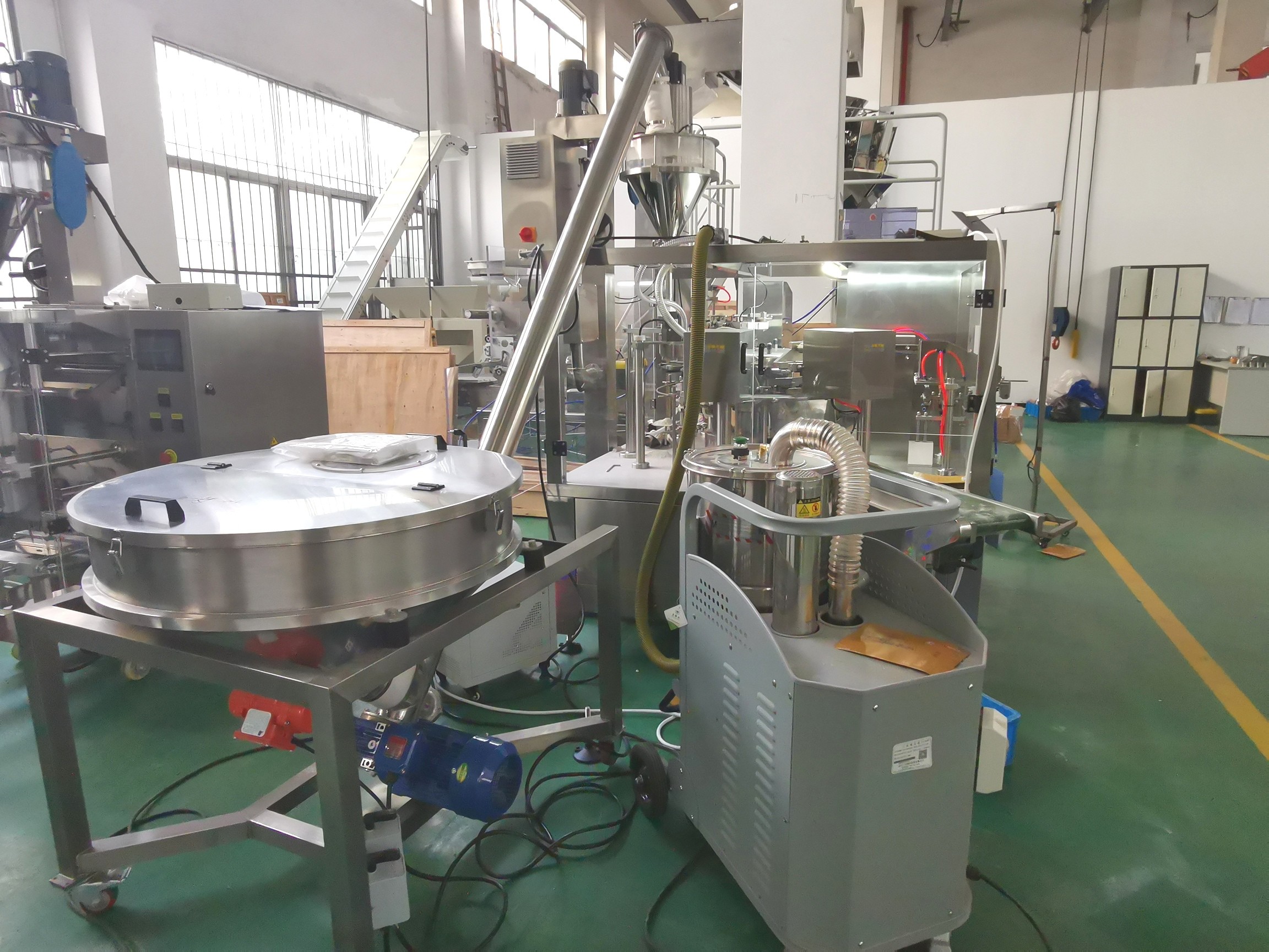 Stand Up Pouch Red Chilli Powder Packing Machine 100g 500g Automatic